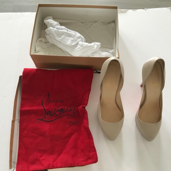 Christian Louboutin Swarovski Crystal Studded Heel - Picture 2 of 8